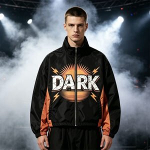 Custom Color-Block Graphic Windbreaker VWWB-8587102 - Style 7AF3E9