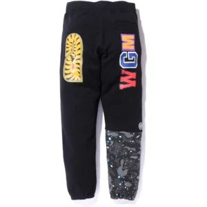 Custom Split-Panel Graphic Fleece Joggers - Style C317C5