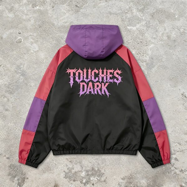 Custom Hooded Samurai Graphic Windbreaker 6ABF - Style 6ABFC5 - product detail view 9
