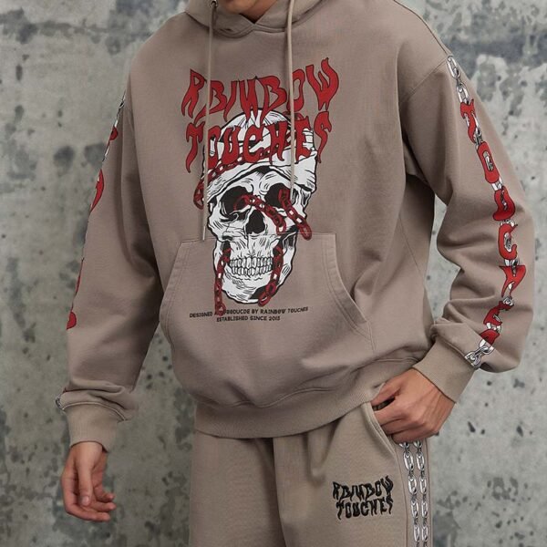 Custom Graphic Hoodie and Sweatpants Set - Style 8F0215 - product detail view 14 Custom Graphic Hoodie and Sweatpants Set - Style 8F0215 - product detail view 14