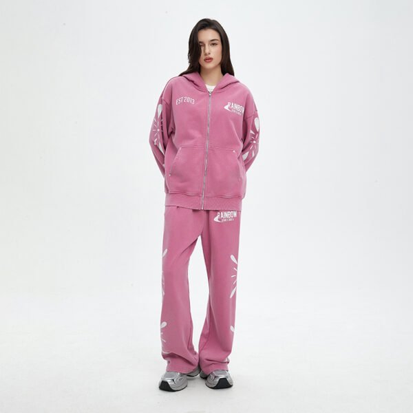 Custom Oversized Graphic Hoodie and Sweatpants Set - Style A192C3 - product detail view 3 Custom Oversized Graphic Hoodie and Sweatpants Set - Style A192C3 - product detail view 3