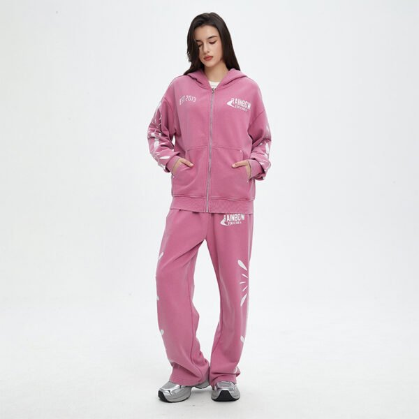Custom Oversized Graphic Hoodie and Sweatpants Set - Style A192C3 - product detail view 4 Custom Oversized Graphic Hoodie and Sweatpants Set - Style A192C3 - product detail view 4