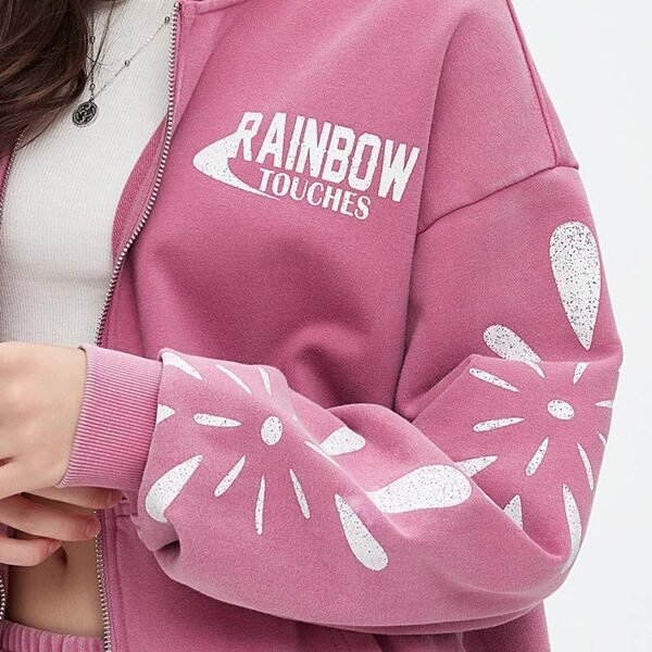 Custom Oversized Graphic Hoodie and Sweatpants Set - Style A192C3 - product detail view 9 Custom Oversized Graphic Hoodie and Sweatpants Set - Style A192C3 - product detail view 9