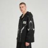 Custom Graphic Panel Hooded Windbreaker - Style D8AF28 - product detail view 5