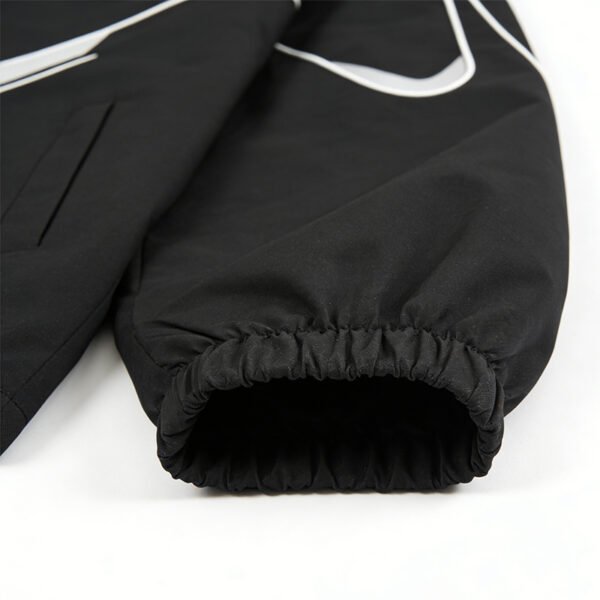 Custom Graphic Panel Hooded Windbreaker - Style D8AF28 - product detail view 8