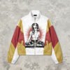 Custom Stand Collar Graphic Patchwork Jacket - Style 907D56 - product detail view 9 Custom Stand Collar Graphic Patchwork Jacket - Style 907D56 - product detail view 9