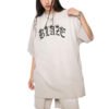 Custom Black Graphic Patchwork Streetwear T-Shirt | VW-C5012 - Style C5012A - product detail view 4