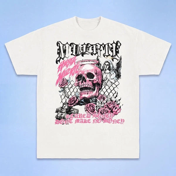 Custom Cream Graphic Placement T-Shirt - Style 328CF5 Custom Cream Graphic Placement T-Shirt - Style 328CF5