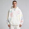 Custom Hand-Drawn Graphic Pullover Hoodie | - Style 4DBC2C - product detail view 2