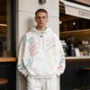 Custom Hand-Drawn Graphic Pullover Hoodie | - Style 4DBC2C - product detail view 9