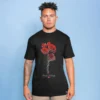 Custom Barbed Rose Graphic Sweatshirt - Style EF85A5 - product detail view 2 Custom Barbed Rose Graphic Sweatshirt - Style EF85A5 - product detail view 2