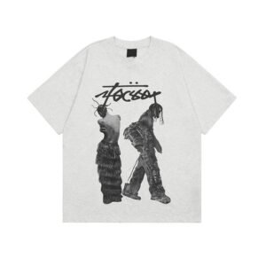 Custom Graphic Crew Neck T-Shirt with Level Hem - Style D48646