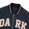Custom Graphic Applique Varsity Bomber Jacket - Style 814F22 - product detail view 7 Custom Graphic Applique Varsity Bomber Jacket - Style 814F22 - product detail view 7