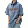 Custom Graphic-Wash Streetwear Jeans - Style AF8754 - product detail view 4