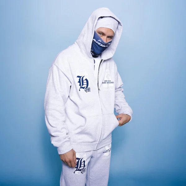 Custom Graphic Full-Zip Hooded Sweatshirt - Style A3E3EC - product detail view 6 Custom Graphic Full-Zip Hooded Sweatshirt - Style A3E3EC - product detail view 6