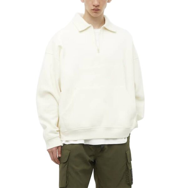 Custom Half-Zip Collared Pullover Hoodie - Style EE6A30 - product detail view 3