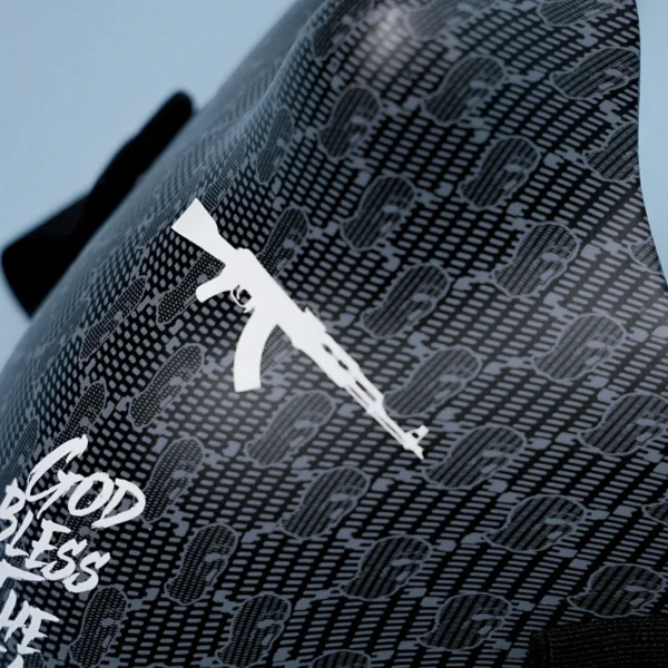 Custom Graphic Hardware-Trim Half Face Mask | VW-HM01 - Style EB76DC - product detail view 5
