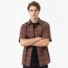 Custom Heavy Plaid Short-Sleeve Shirt 6161 - Style F9EB2B - product detail view 10