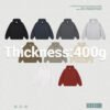 Custom Heavy Terry Oversized Pullover Hoodie - Style C133C4 - product detail view 3 Custom Heavy Terry Oversized Pullover Hoodie - Style C133C4 - product detail view 3