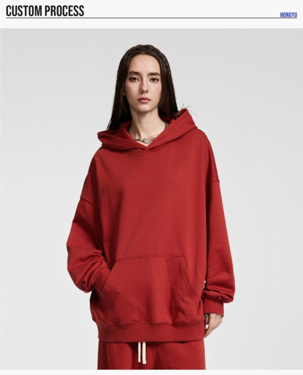 Custom Heavy Terry Oversized Pullover Hoodie - Style C133C4 - product detail view 10 Custom Heavy Terry Oversized Pullover Hoodie - Style C133C4 - product detail view 10