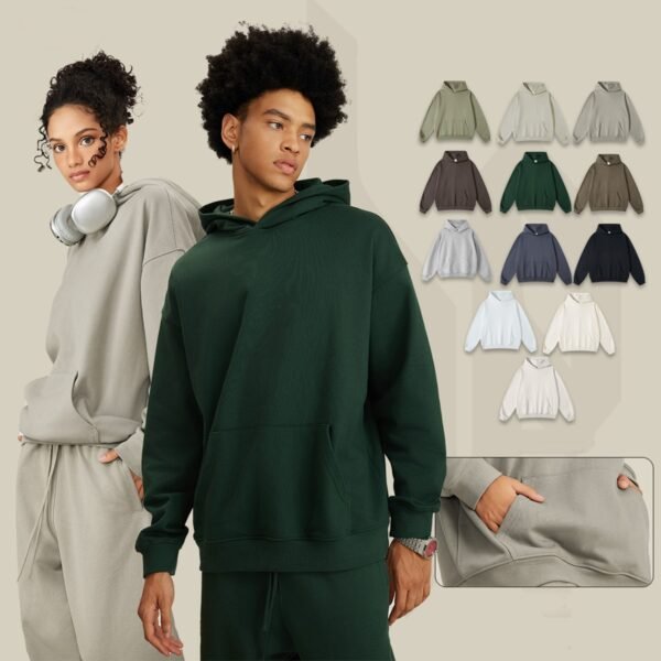 Custom Heavy Terry Oversized Pullover Hoodie W0071 - Style 79E648 - product detail view 6 Custom Heavy Terry Oversized Pullover Hoodie W0071 - Style 79E648 - product detail view 6