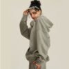 Custom Heavy Terry Oversized Pullover Hoodie W0071 - Style 79E648 - product detail view 22 Custom Heavy Terry Oversized Pullover Hoodie W0071 - Style 79E648 - product detail view 22