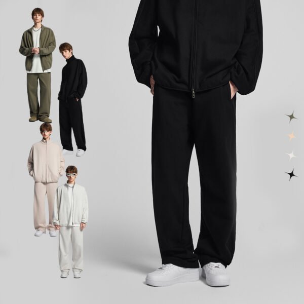 Custom Heavy Terry Straight-Leg Sweatpants - 1297 - Style 8D9D70 Custom Heavy Terry Straight-Leg Sweatpants - 1297 - Style 8D9D70