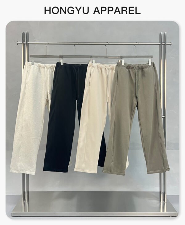 Custom Heavy Terry Straight-Leg Sweatpants - 1297 - Style 8D9D70 - product detail view 4 Custom Heavy Terry Straight-Leg Sweatpants - 1297 - Style 8D9D70 - product detail view 4