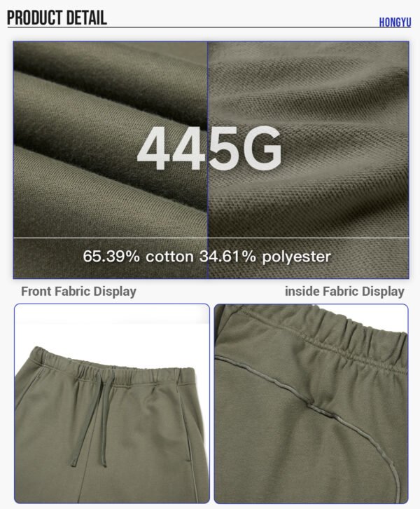 Custom Heavy Terry Straight-Leg Sweatpants - 1297 - Style 8D9D70 - product detail view 7 Custom Heavy Terry Straight-Leg Sweatpants - 1297 - Style 8D9D70 - product detail view 7