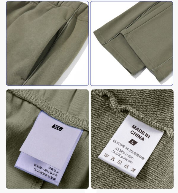Custom Heavy Terry Straight-Leg Sweatpants - 1297 - Style 8D9D70 - product detail view 8 Custom Heavy Terry Straight-Leg Sweatpants - 1297 - Style 8D9D70 - product detail view 8
