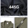 Custom Heavy Terry Zip Jacket 1296 - Style FD9885 - product detail view 8 Custom Heavy Terry Zip Jacket 1296 - Style FD9885 - product detail view 8