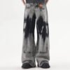 Custom Heavy-Wash Wide-Leg Denim Jeans - Style 7FBC2E - product detail view 2