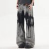 Custom Heavy-Wash Wide-Leg Denim Jeans - Style 7FBC2E - product detail view 5