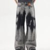 Custom Heavy-Wash Wide-Leg Denim Jeans - Style 7FBC2E - product detail view 7
