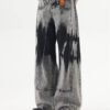 Custom Heavy-Wash Wide-Leg Denim Jeans - Style 7FBC2E - product detail view 8
