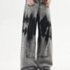 Custom Heavy-Wash Wide-Leg Denim Jeans - Style 7FBC2E - product detail view 9