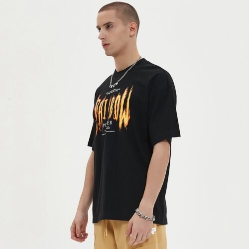 Custom Boxy Heavyweight Alphabet Graphic T-Shirt - Style 8CAD5A Custom Boxy Heavyweight Alphabet Graphic T-Shirt - Style 8CAD5A