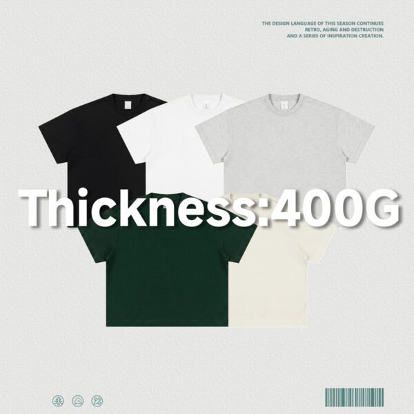 Custom Heavyweight Boxy Layering T-Shirt 1108 - Style C3A9E4 - product detail view 3