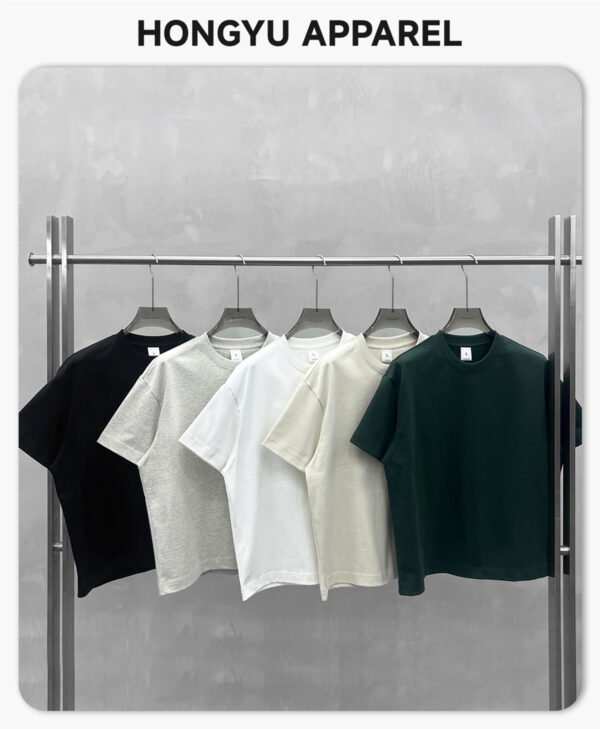 Custom Heavyweight Boxy Layering T-Shirt 1108 - Style C3A9E4 - product detail view 4