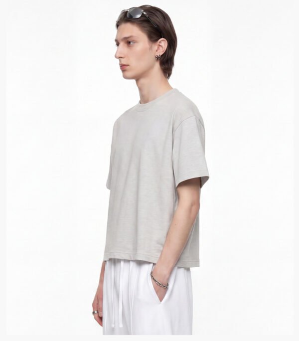 Custom Heavyweight Boxy Layering T-Shirt 1108 - Style C3A9E4 - product detail view 12