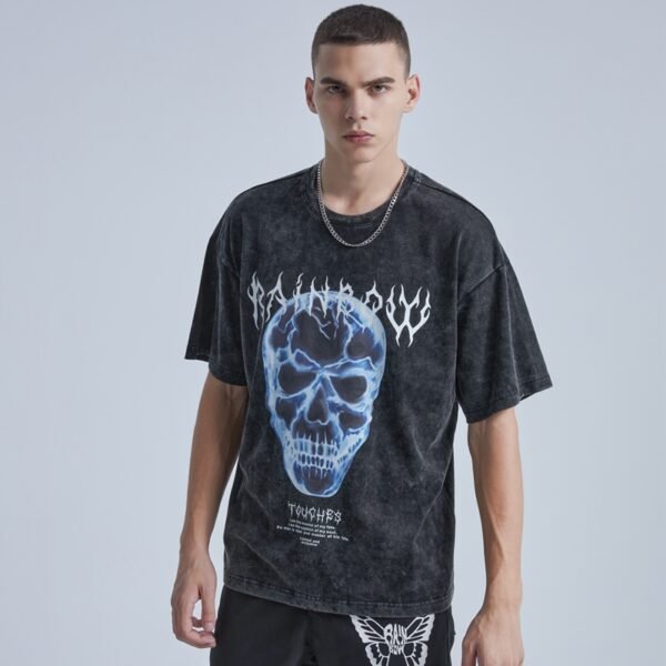 Custom Heavyweight Embossed Graphic Pullover Hoodie - Style 53CC9B - product detail view 3
