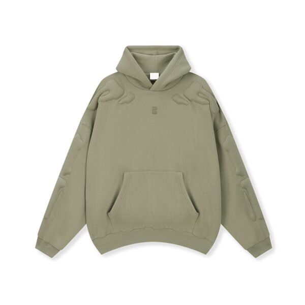 Custom Heavyweight Embossed Graphic Pullover Hoodie - Style 53CC9B - product detail view 5