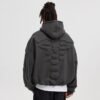 Custom Heavyweight Embossed Graphic Pullover Hoodie - Style 53CC9B - product detail view 11