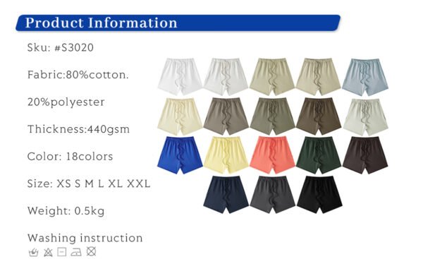 Custom Heavyweight Loose-Fit Unisex Shorts - Style 0B6D1E - product detail view 6 Custom Heavyweight Loose-Fit Unisex Shorts - Style 0B6D1E - product detail view 6