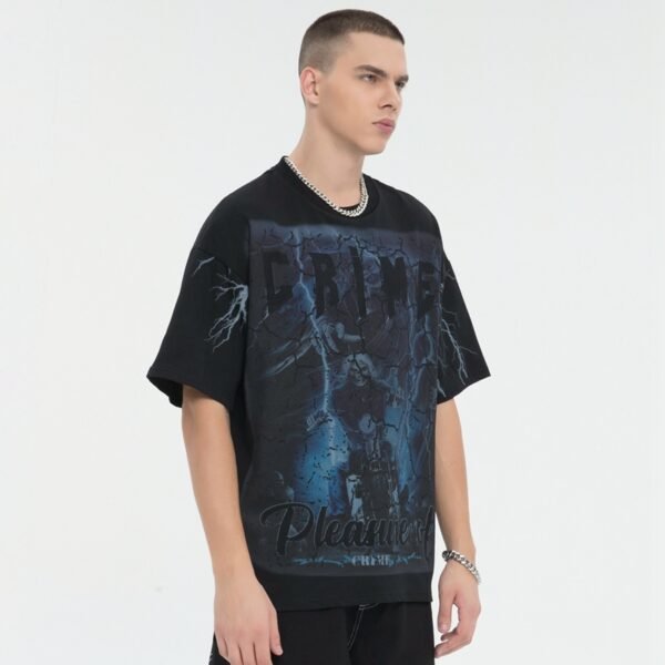 Custom 280 GSM Oversized Graphic T-Shirt | VW-8171 - Style 8171D7 - product detail view 5