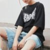 Custom Heavyweight Oversized Graphic T-Shirt - Style 6B8BE3 - product detail view 5 Custom Heavyweight Oversized Graphic T-Shirt - Style 6B8BE3 - product detail view 5