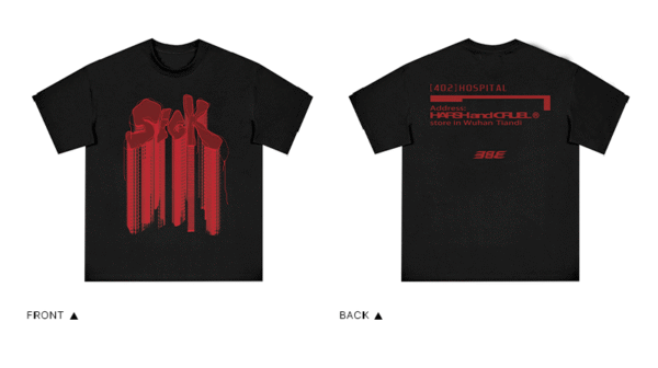 Custom 230 GSM Oversized Graphic Short-Sleeve T-Shirt - VW-3366017 - Style 336601 - product detail view 6 Custom 230 GSM Oversized Graphic Short-Sleeve T-Shirt - VW-3366017 - Style 336601 - product detail view 6
