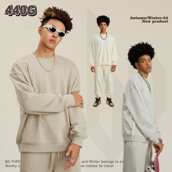 Custom Heavyweight Oversized Terry Sweatshirt W0175 - Style 6B548B - product detail view 2 Custom Heavyweight Oversized Terry Sweatshirt W0175 - Style 6B548B - product detail view 2