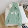 Custom Pullover Hoodie With Raised Letter Applique - VW-H001 - Style E7019D Custom Pullover Hoodie With Raised Letter Applique - VW-H001 - Style E7019D