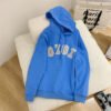 Custom Pullover Hoodie With Raised Letter Applique - VW-H001 - Style E7019D - product detail view 4 Custom Pullover Hoodie With Raised Letter Applique - VW-H001 - Style E7019D - product detail view 4